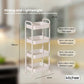 Kitchee 4-Tier Kitchen Storage Cart Trolley with Wheels