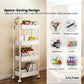 Kitchee 4-Tier Kitchen Storage Cart Trolley with Wheels