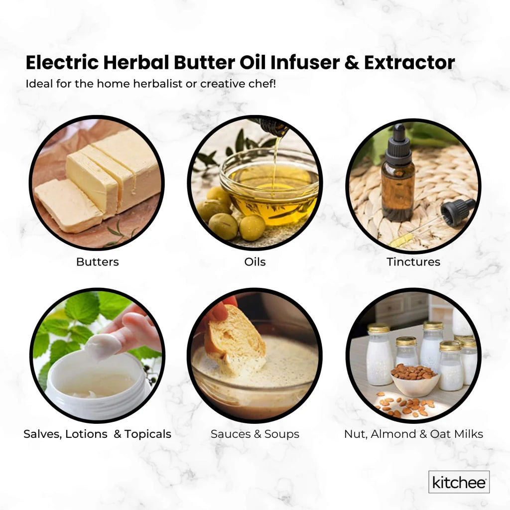 Kitchee Electric Butter Oil Herbal Infuser & Extractor