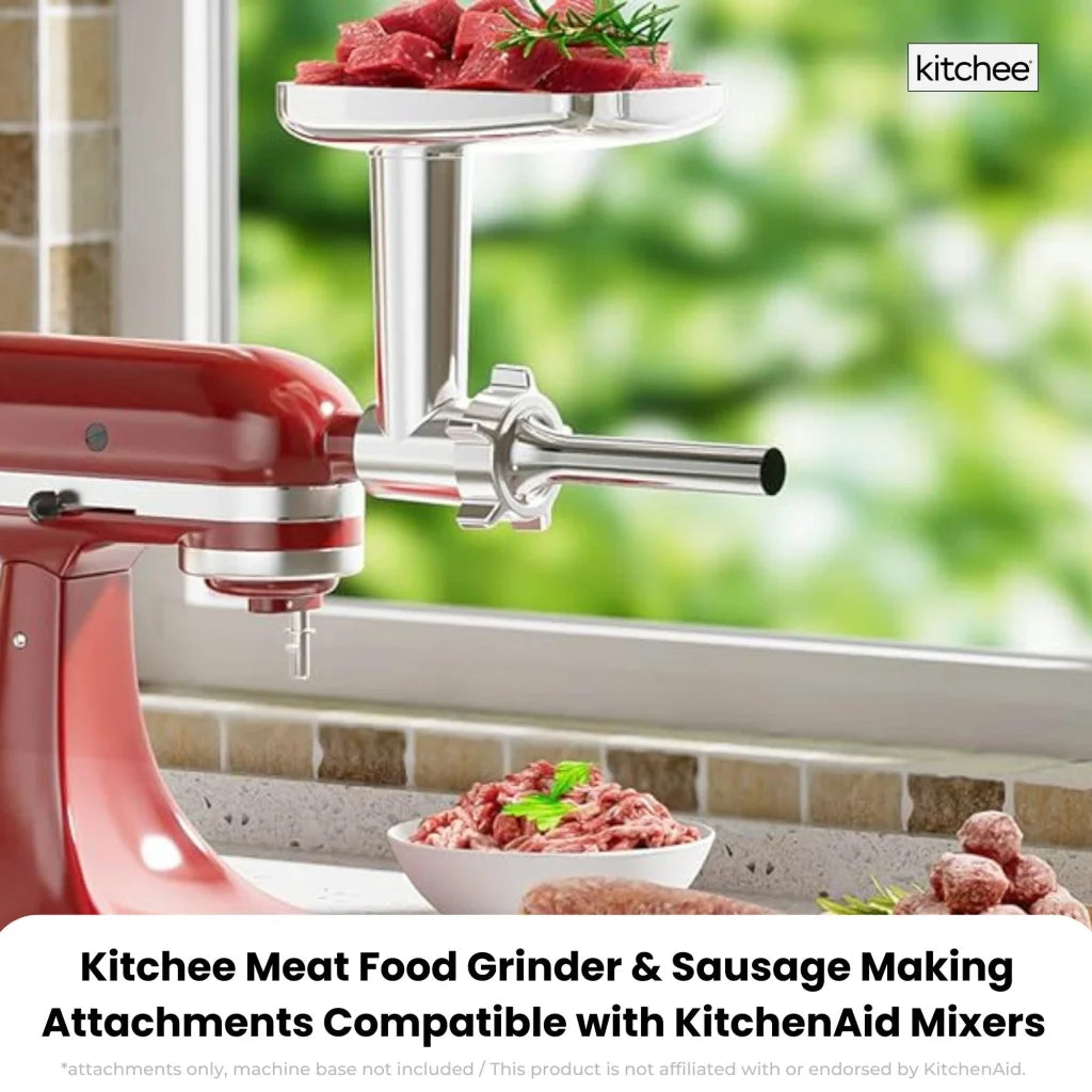 Kitchee Meat Food Grinder Sausage Attachment - Compatible