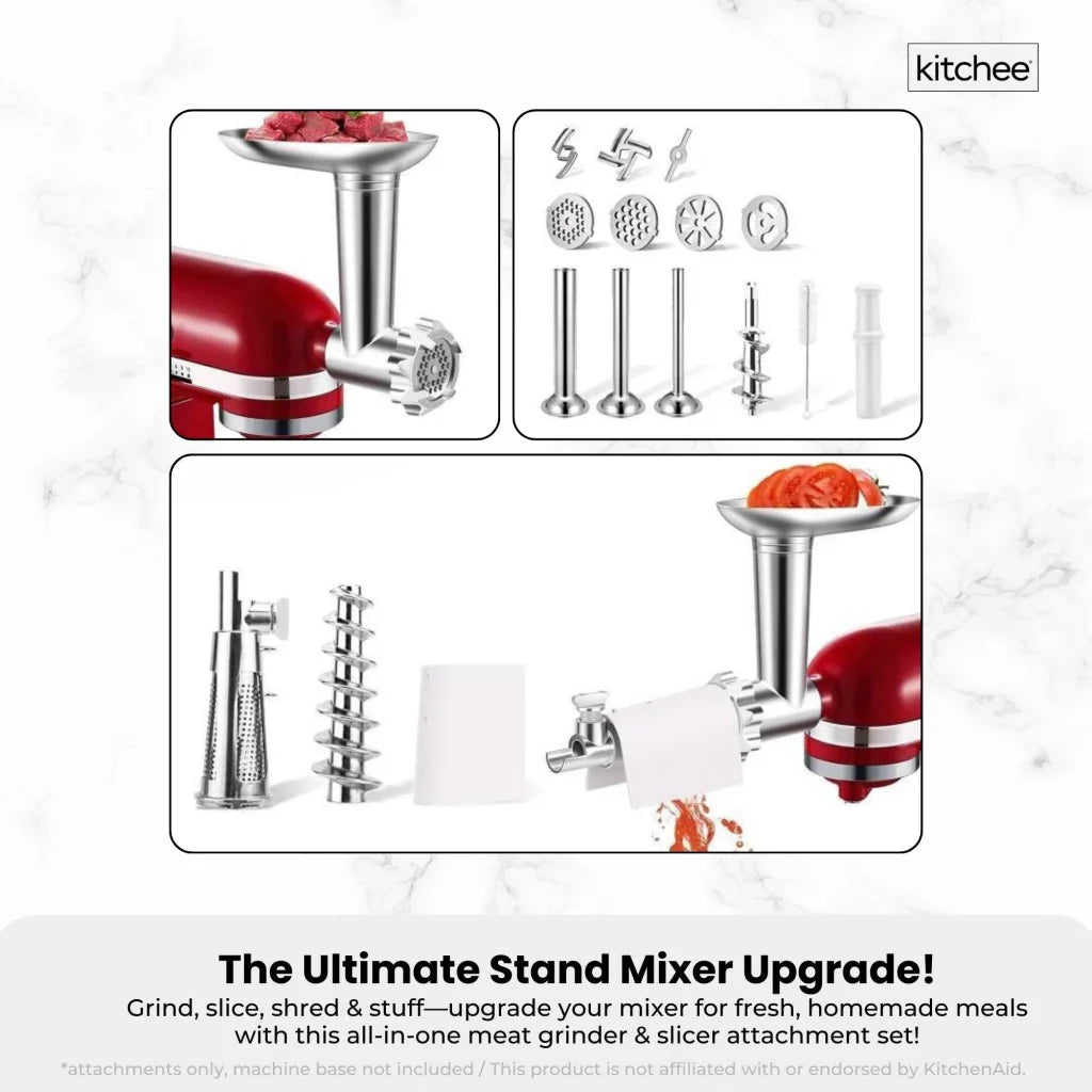 Kitchee Meat Food Grinder Sausage Attachment - Compatible