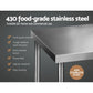 Kitchen Bench Commercial Stainless Steel