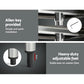 Steel 762mm kitchen bench commercial with handles, panels and accessory pieces