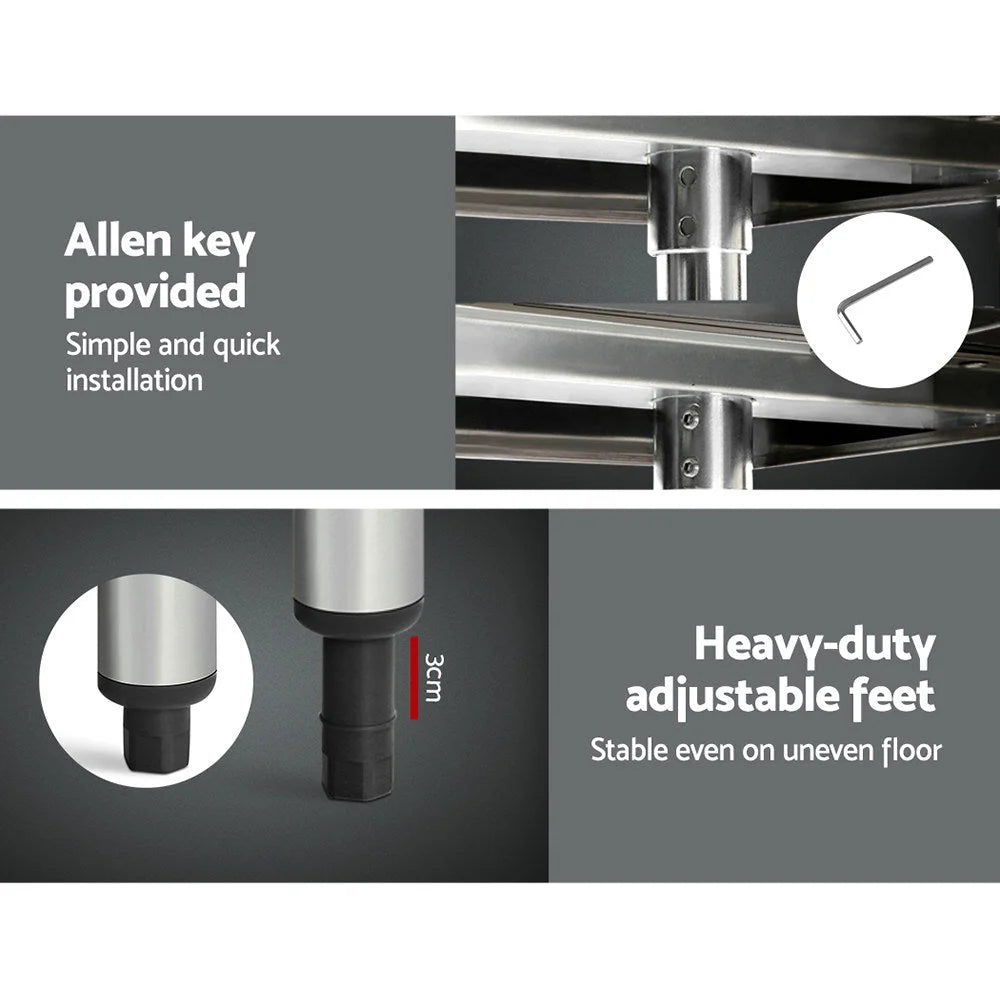 Kitchen Bench Commercial Stainless Steel 762 x 762mm