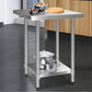 Kitchen bench commercial with matching accessories and clear item layout