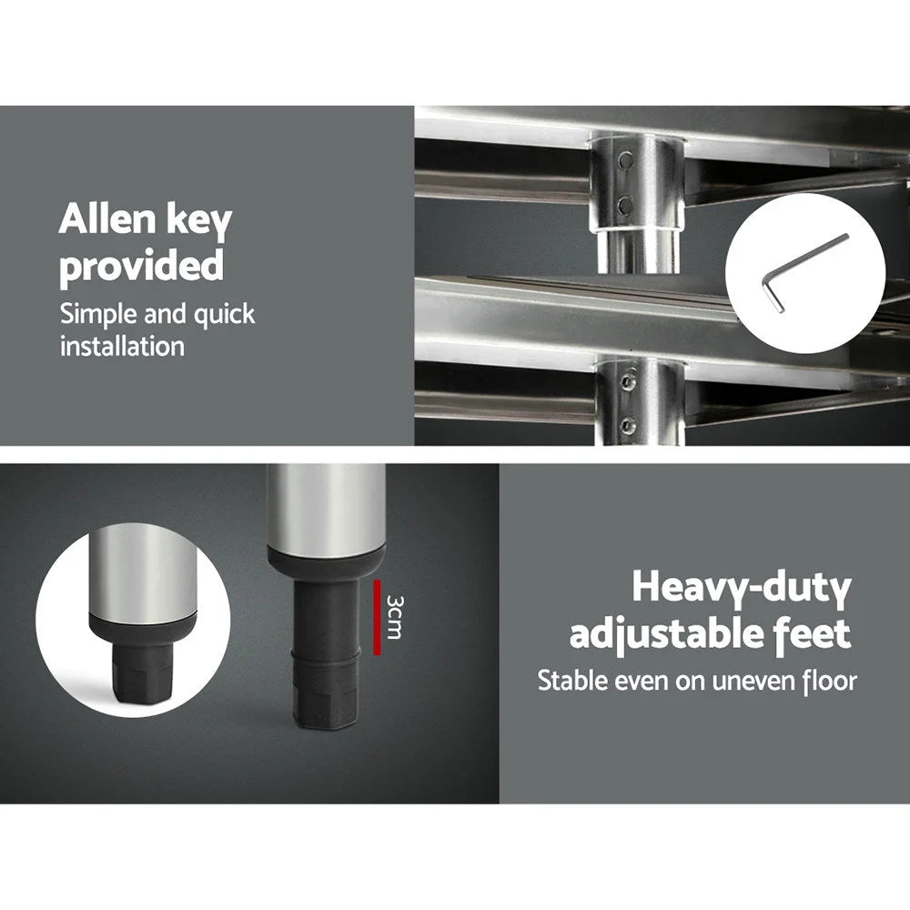 Kitchen Bench Commercial Stainless Steel 762 x 762mm