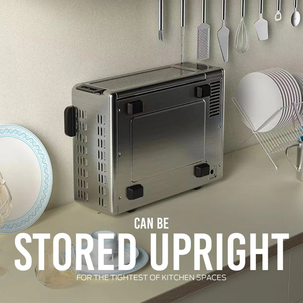 Kitchen Couture 9-In-1 Sensei XL Flip Air Fryer Oven Grill