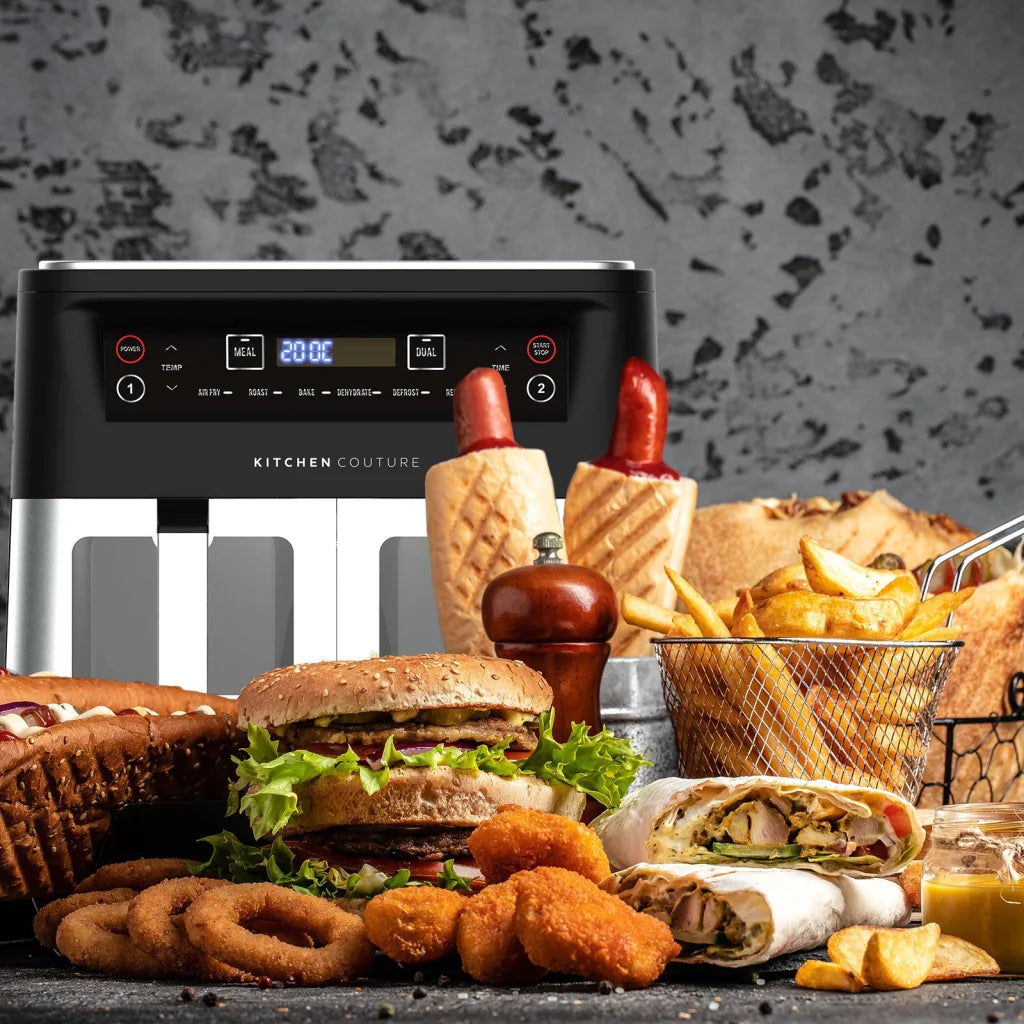 Kitchen Couture Dual View 2 x 5 Litre (10 Litre) Air Fryer