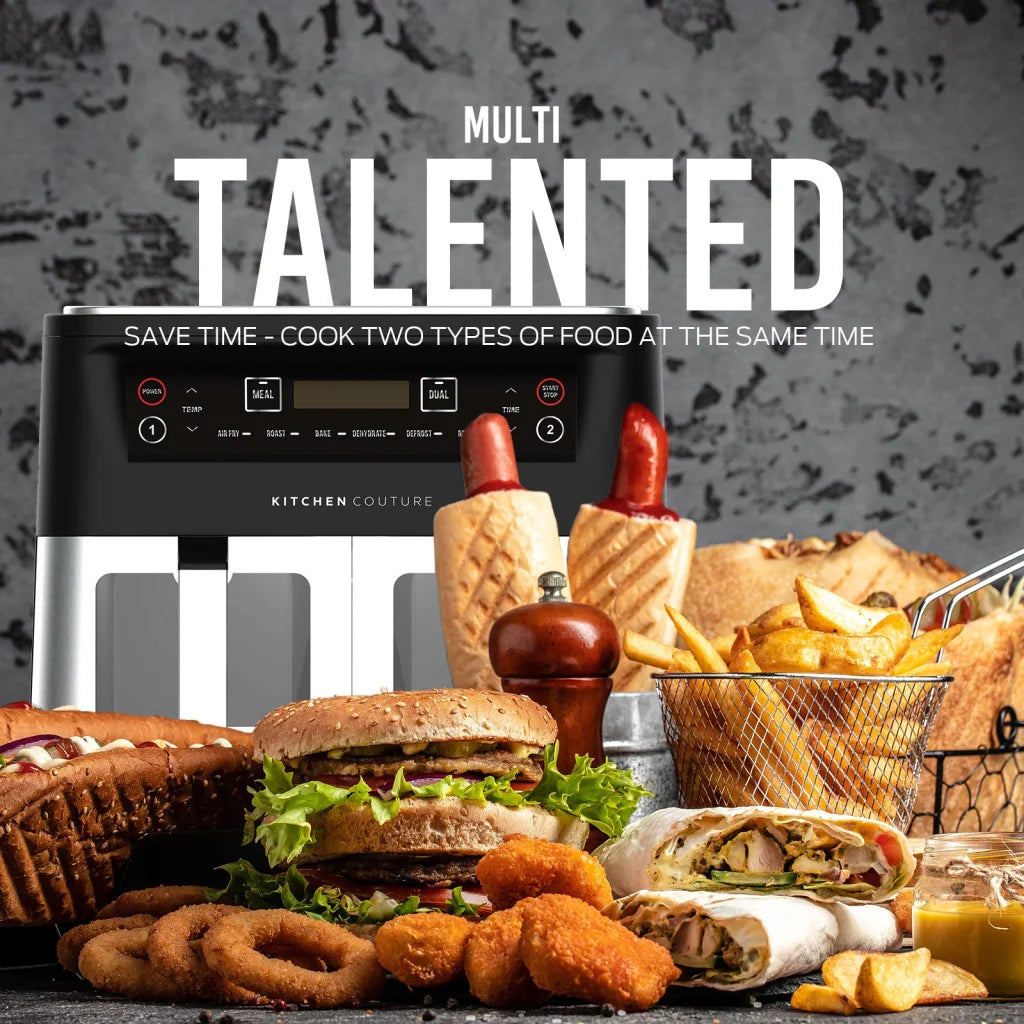 Kitchen Couture Dual View 2 x 5 Litre (10 Litre) Air Fryer