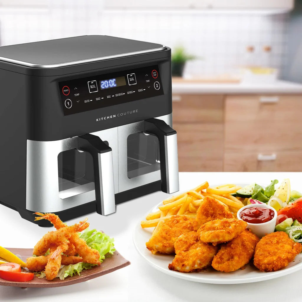 Kitchen Couture Dual View 2 x 5 Litre (10 Litre) Air Fryer