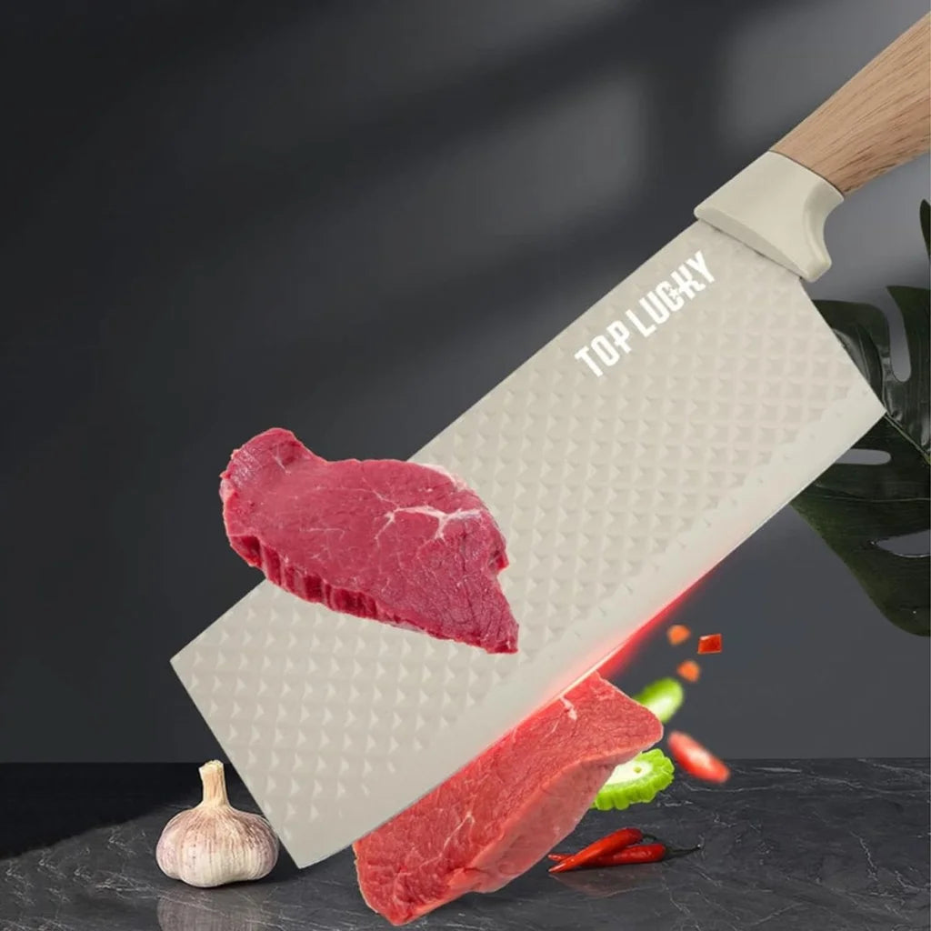 Kitchen Knife Set 6-Piece Non-Stick Stainless Steel Blades