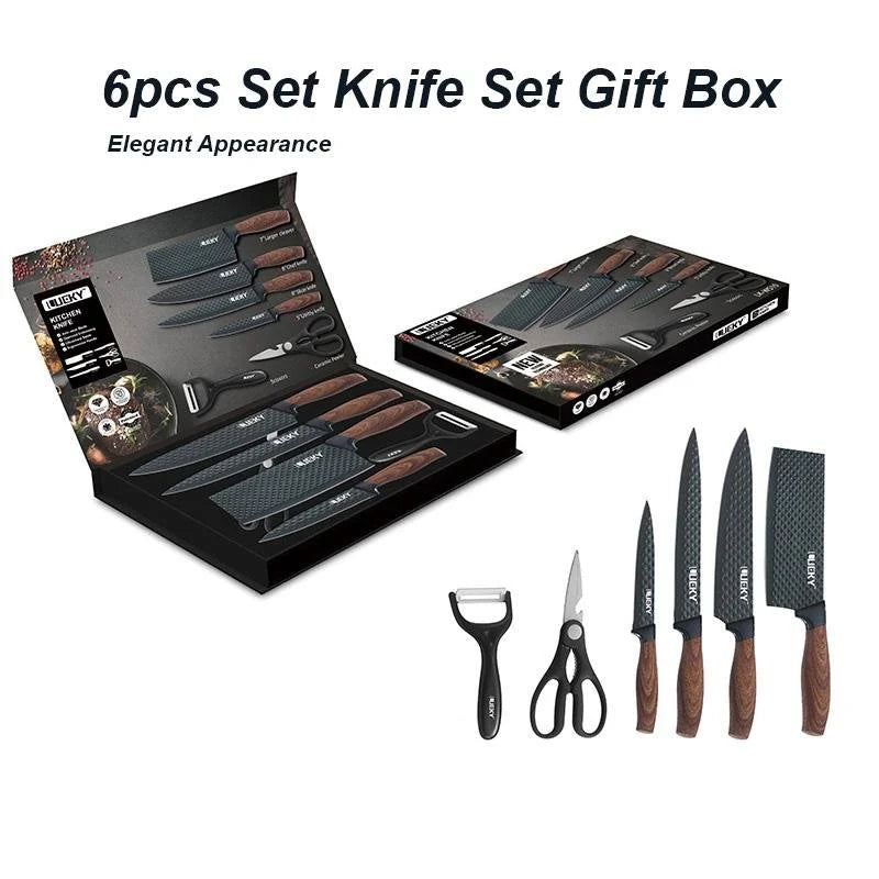 Kitchen Knife Set 6 Everich Chef