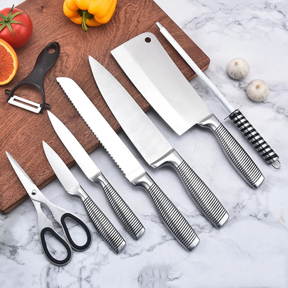 Kitchen Knife Set 8PC Stainless Steel Chef Knives