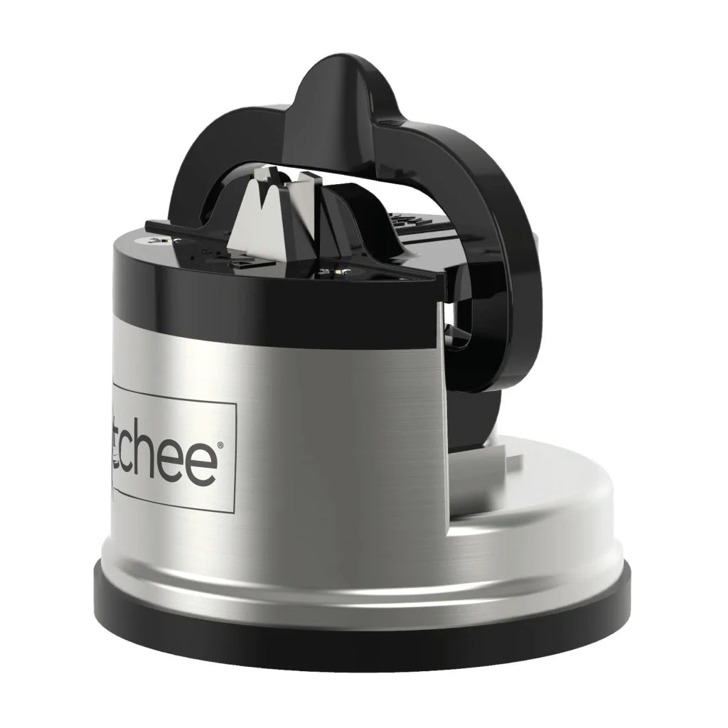 Kitchen Knife Sharpener 2x suction grip knives blades scissors