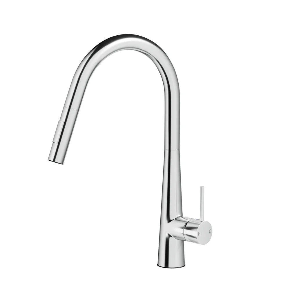 Kitchen Mixer Tap Pull-Out Round 2-Mode - Sink Basin Faucet