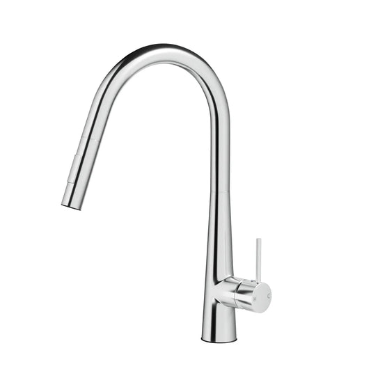 Kitchen Mixer Tap Pull-Out Round 2-Mode - Sink Basin Faucet