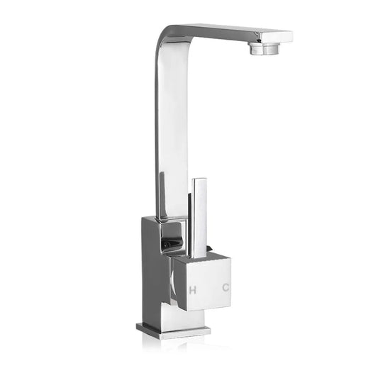 Kitchen Mixer Tap Silver - Cefito