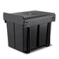 Kitchen Pull Out Bin 2x20L - Black