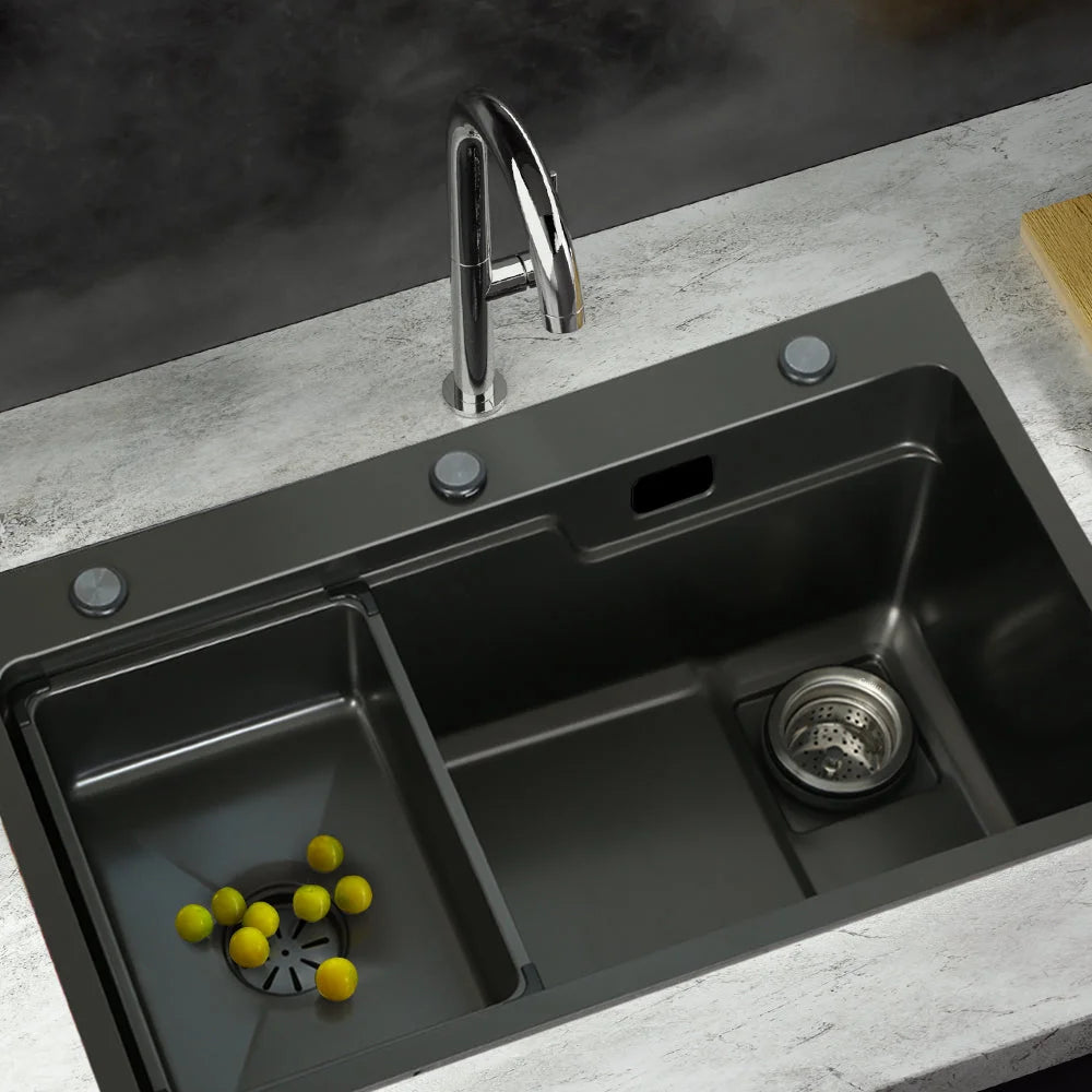 Kitchen Sink Basin Stainless Steel Under/Top/Flush Mount