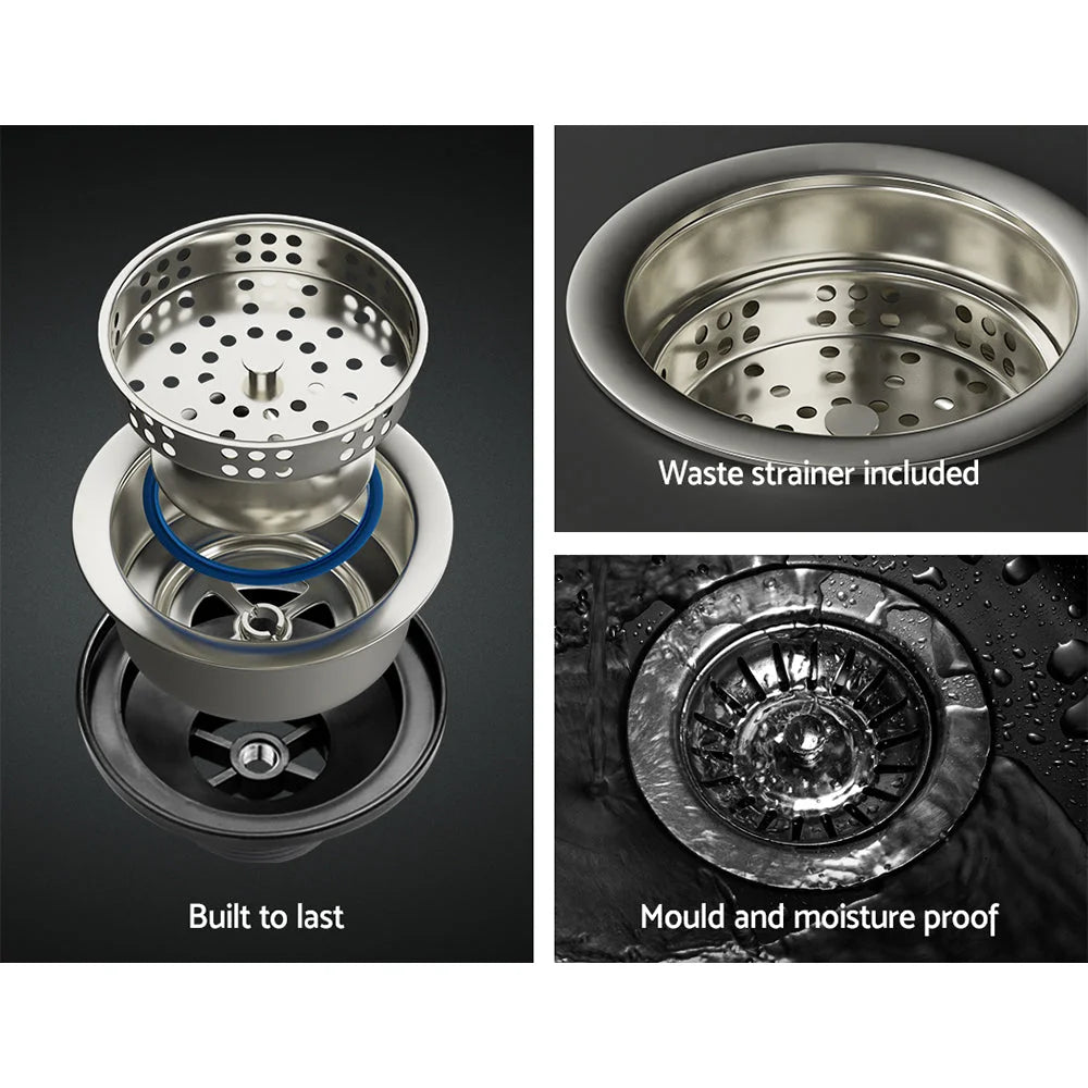 Kitchen Sink Basin Stainless Steel Under/Top/Flush Mount