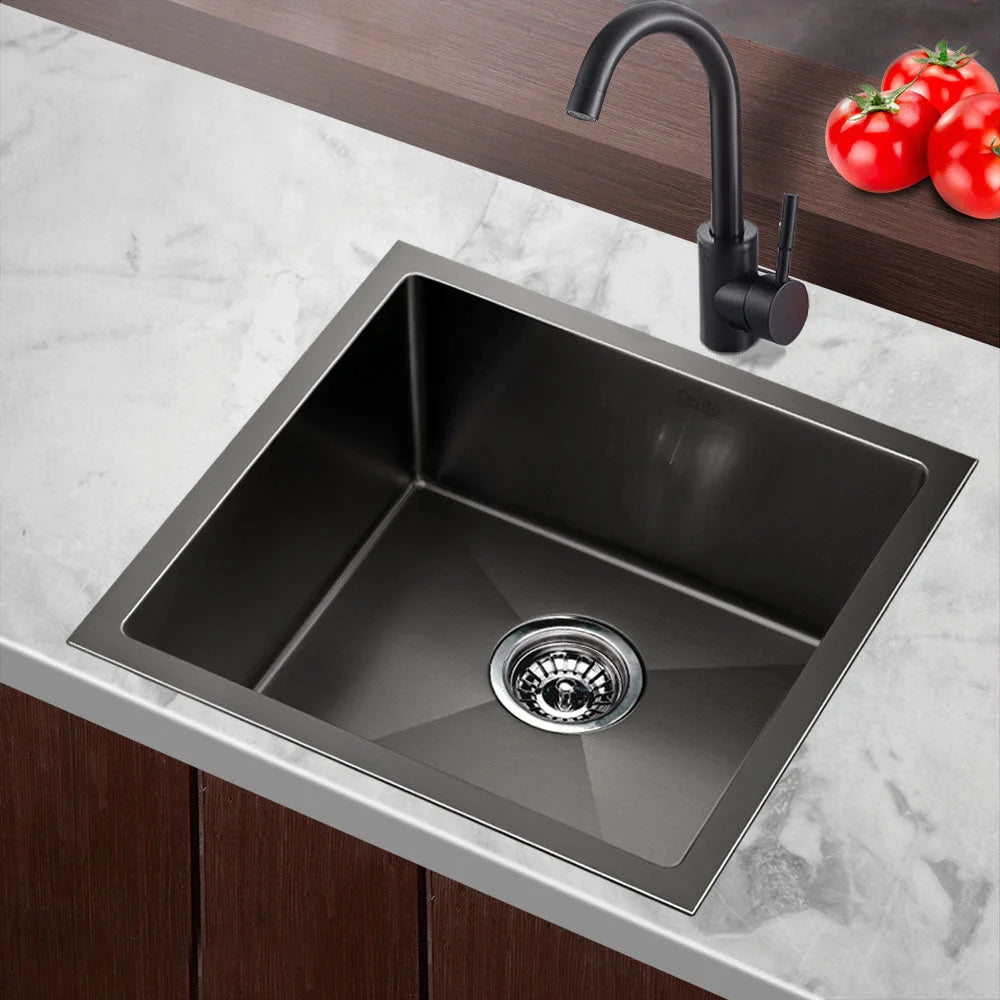 Kitchen Sink Nano Stainless Steel 510x450mm - DIY