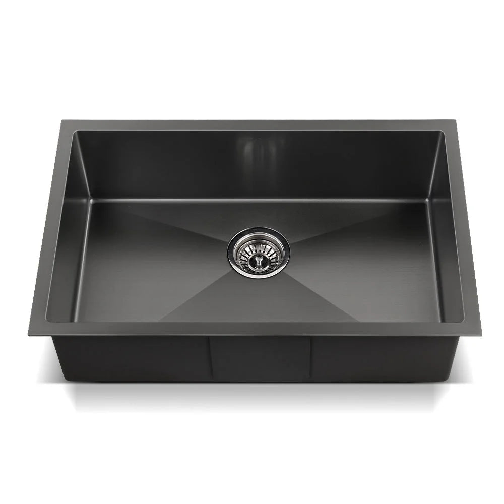Kitchen Sink Nano Stainless Steel 700x450mm - Artiss