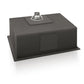 Black steel 600x450mm kitchen sink stainless with component details and storage context