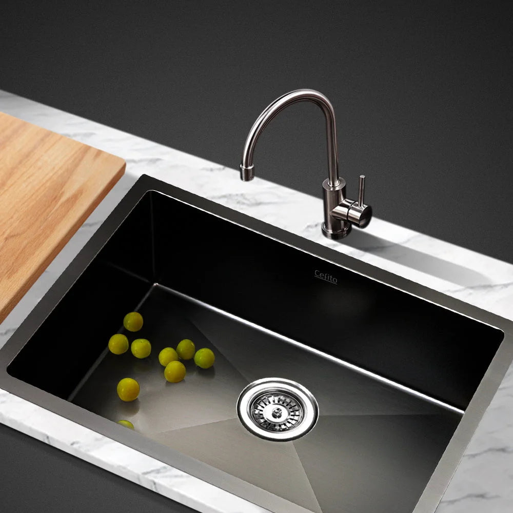 Kitchen Sink Stainless Steel 600x450mm Under/Topmount