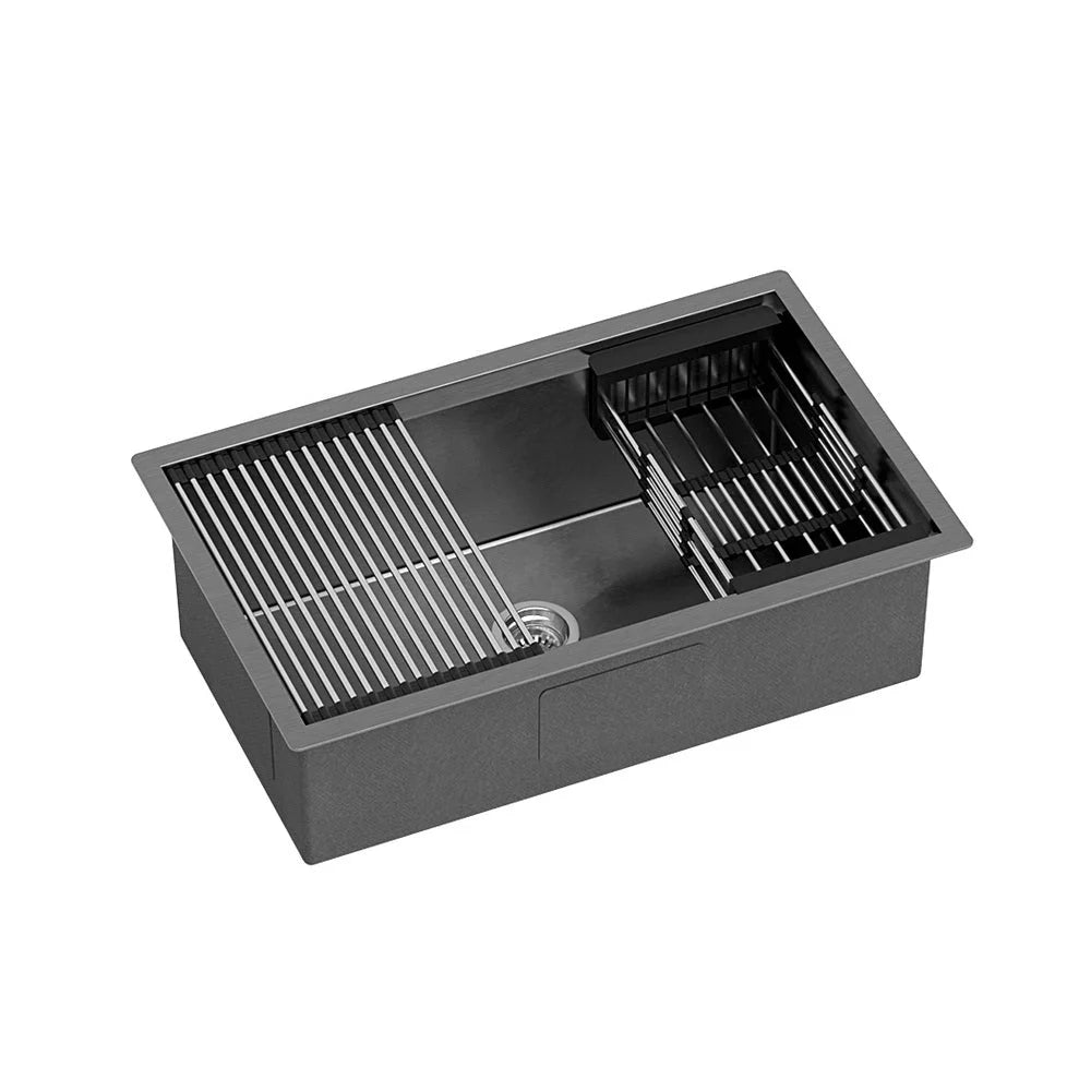 Kitchen Sink Stainless Steel 70X45CM Single Bowl