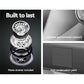 Silver steel 710x450mm kitchen sink with stainless sink rim and deep bowl shape