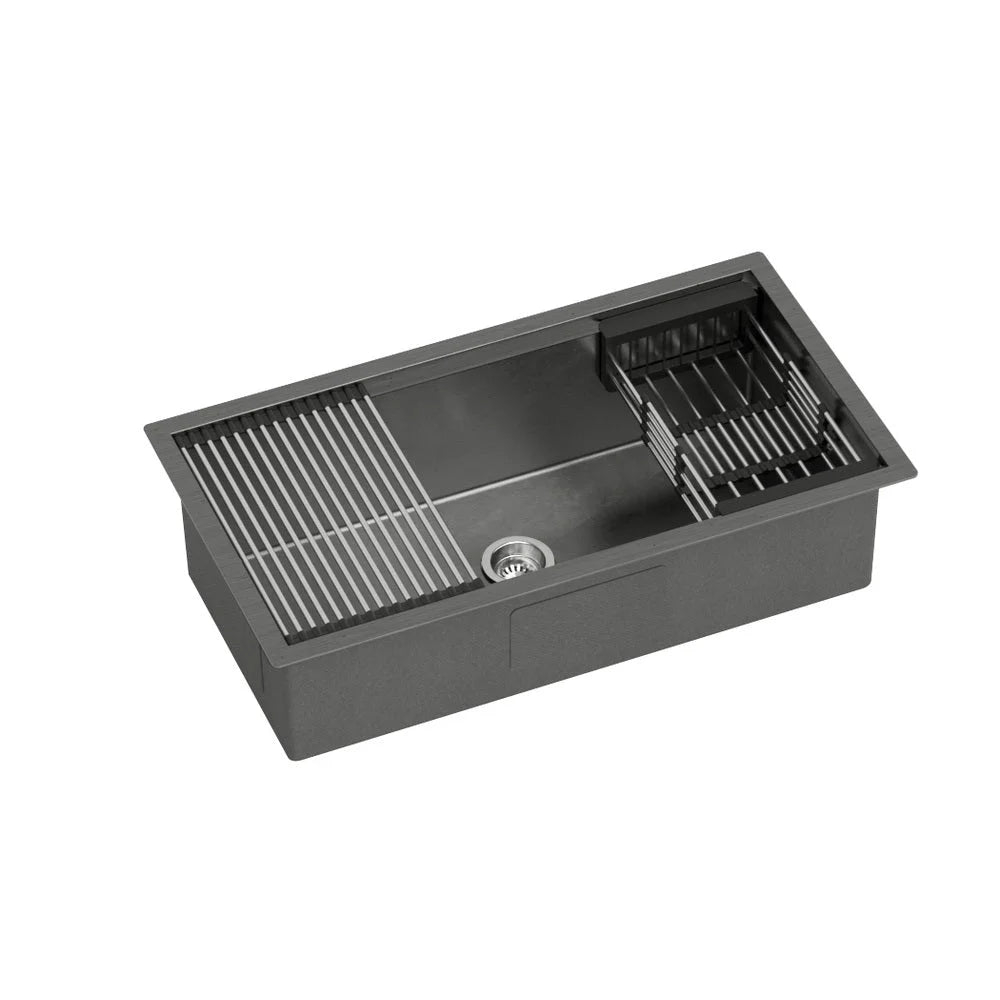 Kitchen Sink Stainless Steel 81X45CM Single Bowl