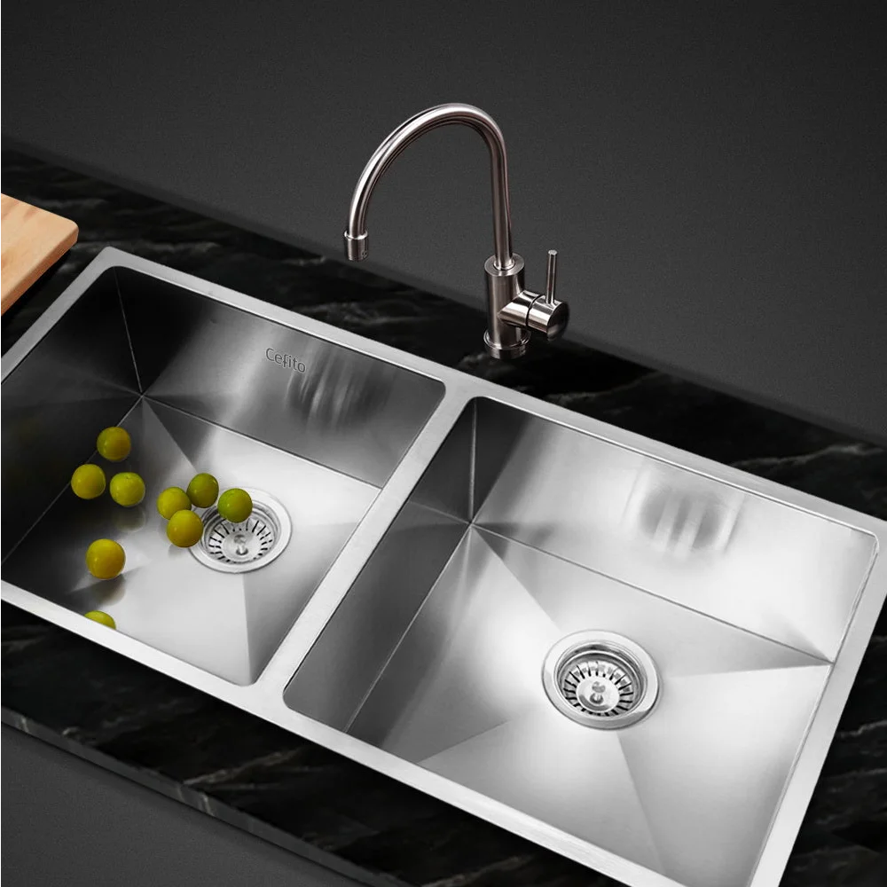 Kitchen Sink Stainless Steel 865x440mm Under/Topmount