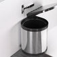 Kitchen Swing Out Pull-Out Bin Stainless Steel Garbage Rubbish Can