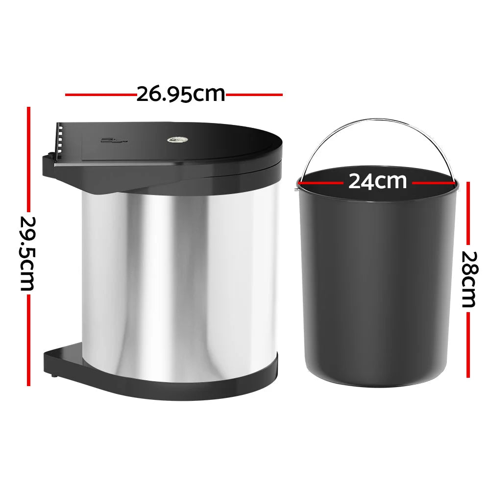 Kitchen swing out with pull bin garbage rubbish