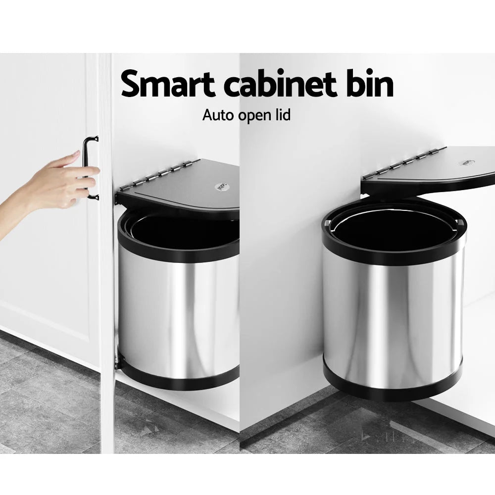 Kitchen swing out with pull bin garbage rubbish can