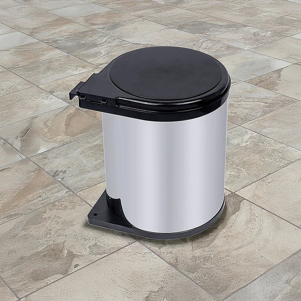 Kitchen Swing Pull Out Bin Stainless Steel Garbage Trash