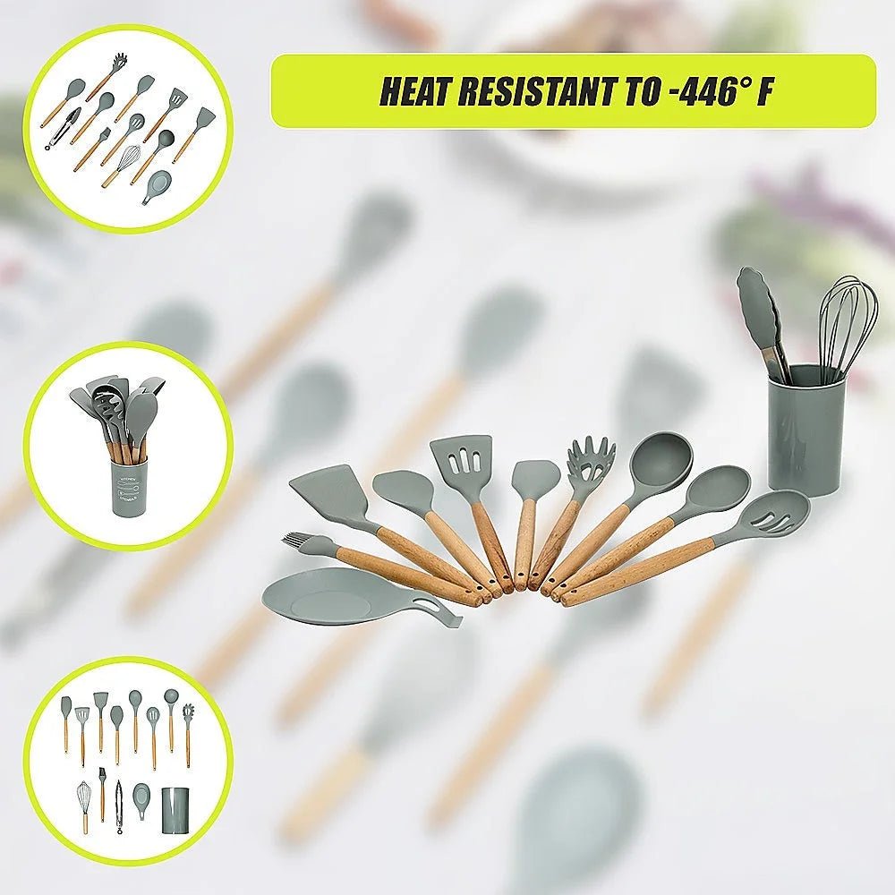 Kitchen Utensils Set 11x for Cooking Baking Silicone