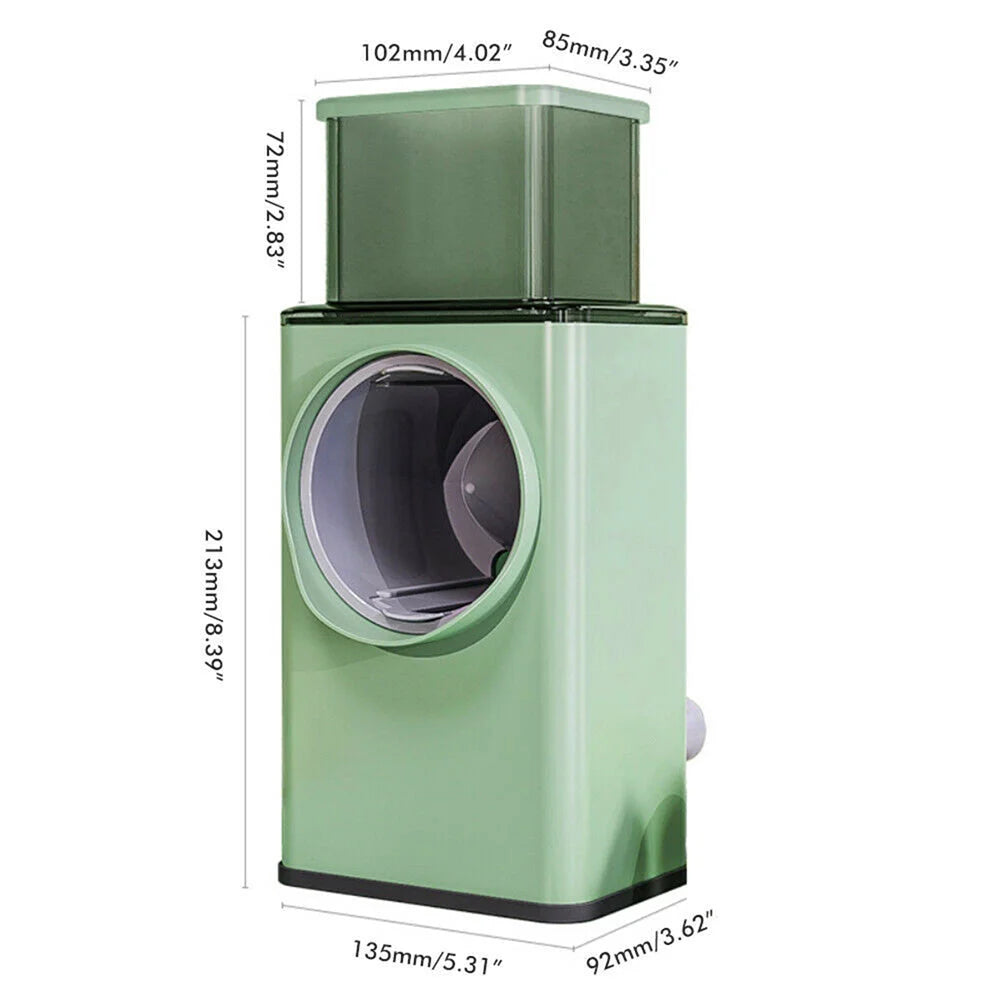 Kitchen Vegetable Food Manual Rotary Drum Grater Chopper