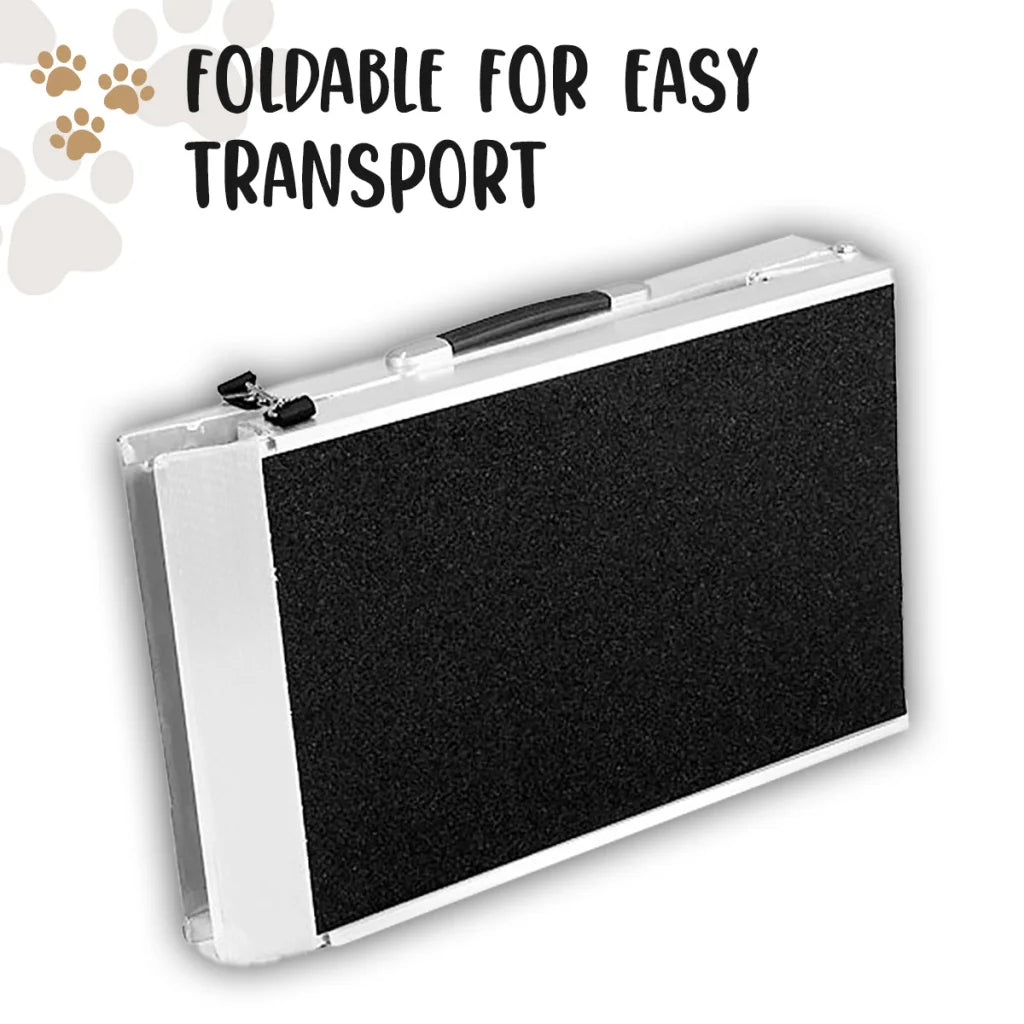 Klika Foldable Aluminium Dog Ramp - 122 x 38 cm - Pet Care