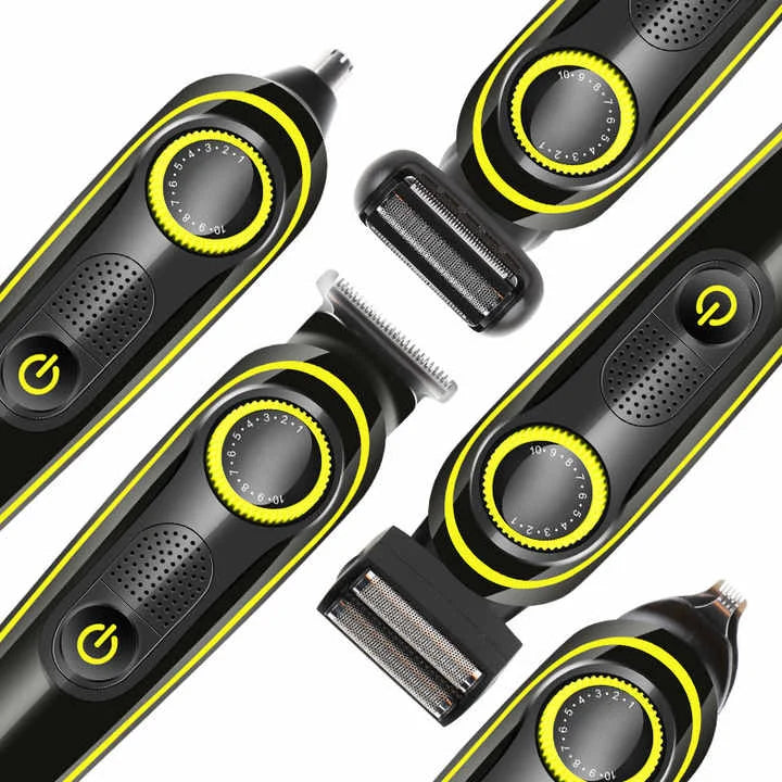 KM-696 5-in-1 Multifunctional Hair Clipper - Electric Hair