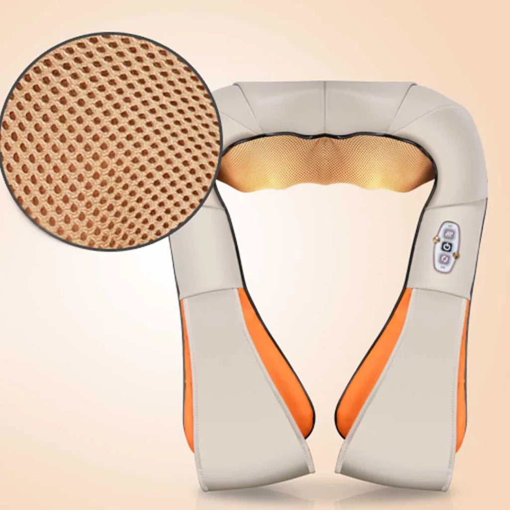 Kneading Neck Shoulder Arm Body Massager with Heat Health Care - Premium