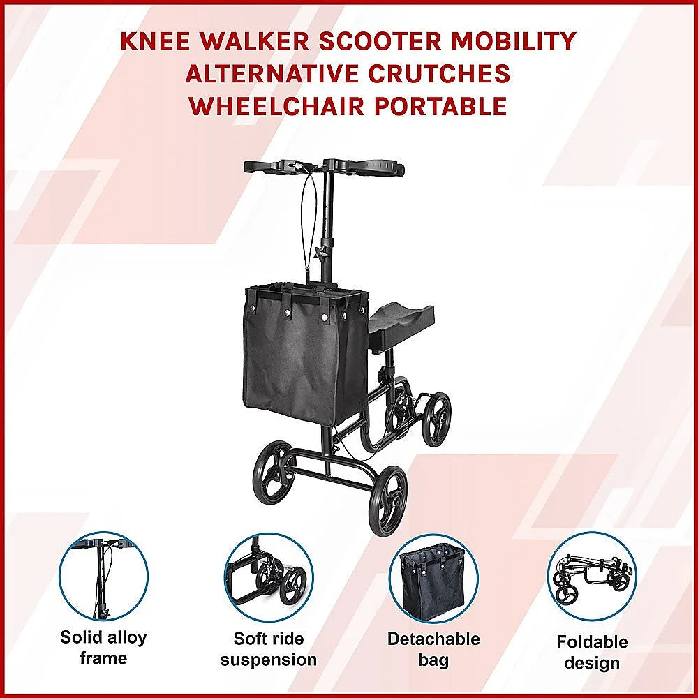 Knee Walker Scooter Mobility Alternative Crutches