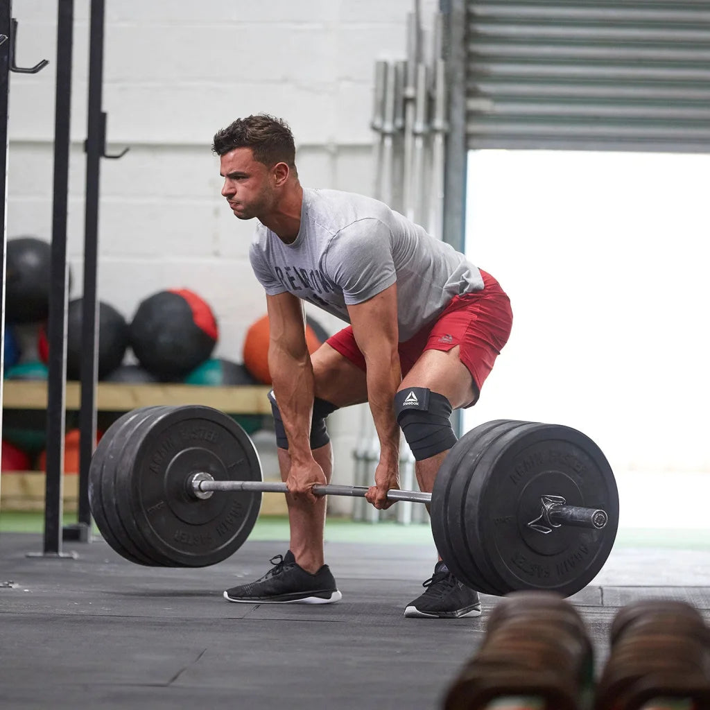 Knee Wraps Black Reebok - Sports & Fitness