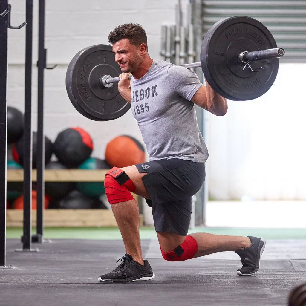 Knee Wraps Red Reebok - Sports & Fitness