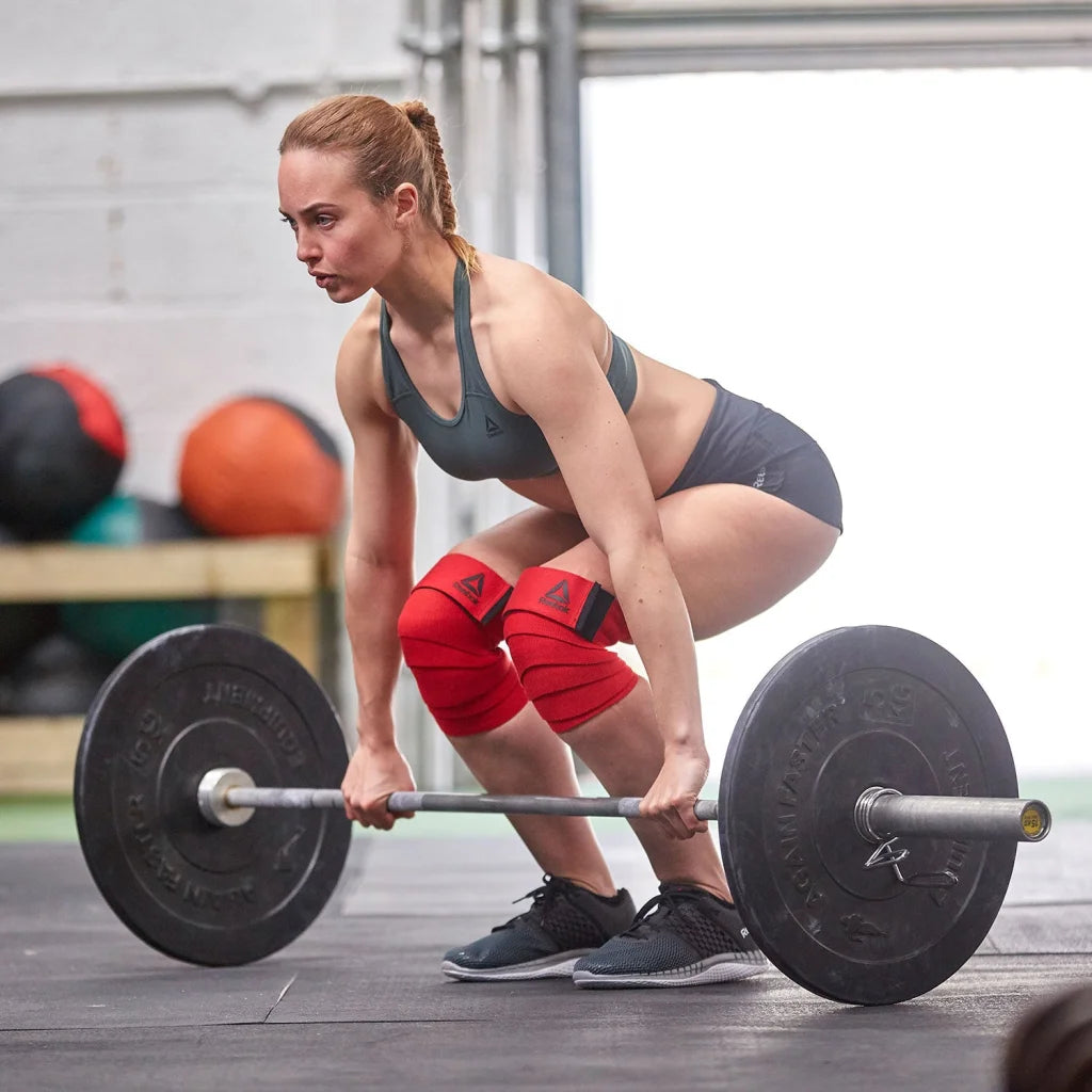 Knee Wraps Red Reebok - Sports & Fitness