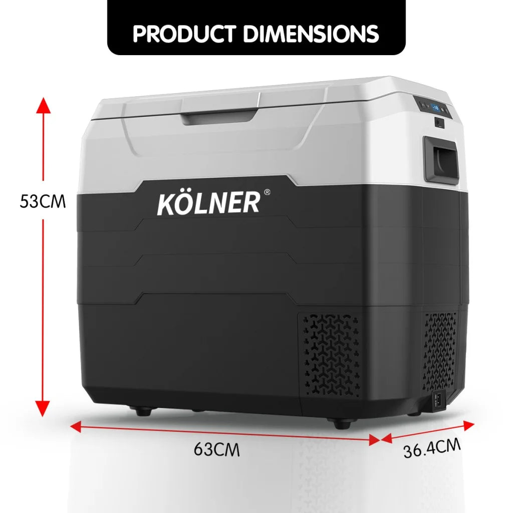 Kolner 50l Fridge Freezer Cooler 12/24/240v Camping