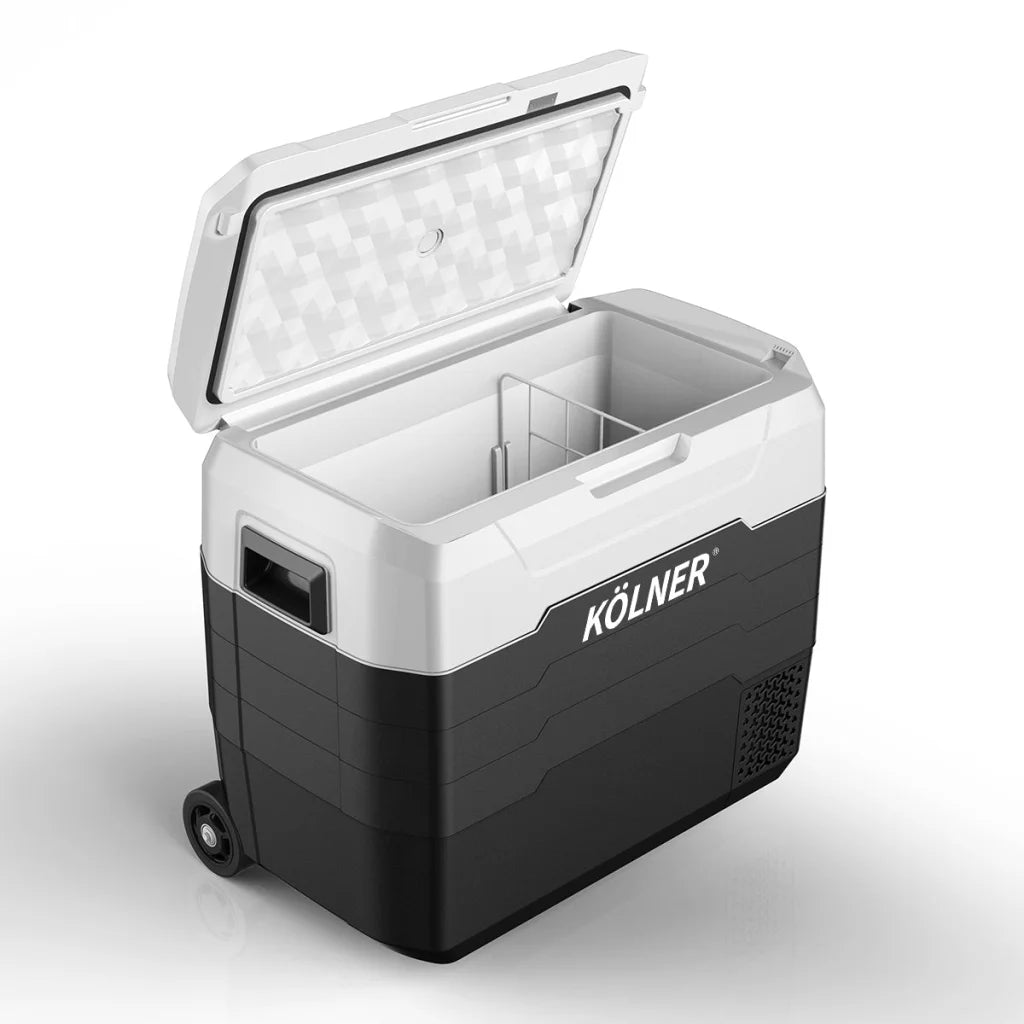 Kolner 50l Fridge Freezer Cooler 12/24/240v Camping