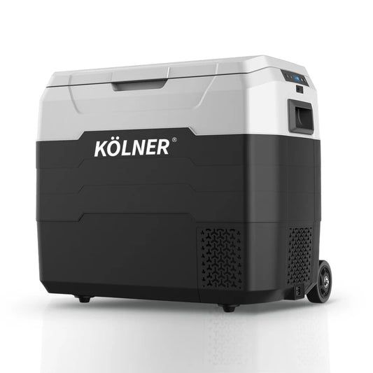 Kolner 50l Fridge Freezer Cooler 12/24/240v Camping