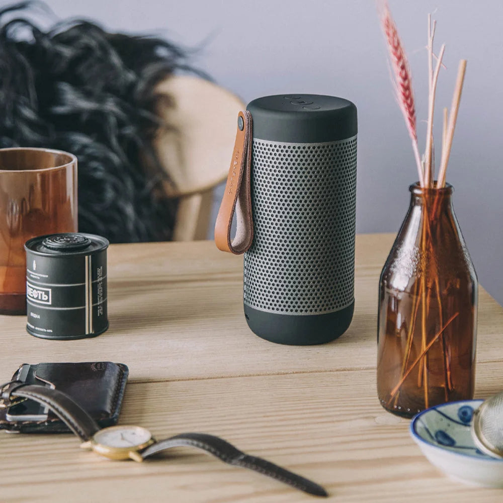 Kreafunk Acoustic Bluetooth Speaker - New Black - Audio &