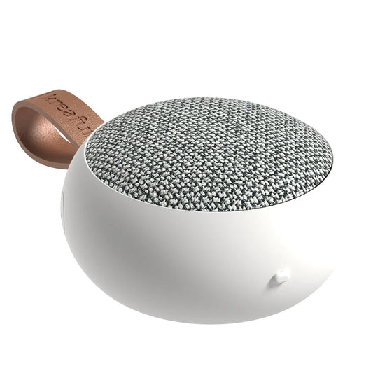 Kreafunk Ago 2 Fabric Bluetooth Speaker - White - Audio &